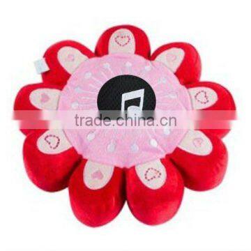 Cute Flower shape Plush Cushion Speaker