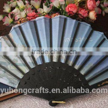 2014 Cheap Spanish Fabric Folding Fan photo-6