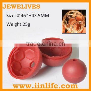Whisky Mixer Football Ball Shaped Silicone Ice Cube Tray photo-4