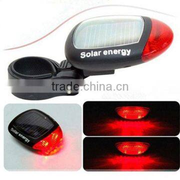 2013 Hot Sale Rechargeable Solar Bike Taillight