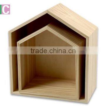 paulownia house sharped wall frame shadow box