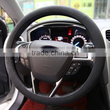 2017 hot selling custom printed logo silicone steering wheel case for car