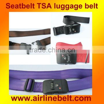 NEW seatbelt airport luggage belt, seatbelt luggage belt