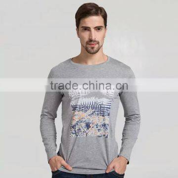 2017 Latest Design Plain Fashion Long Sleeve Shirts for Men photo-2