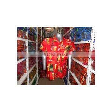 BEER BOTTLE PRINT HALF SLEEVES HAWAIIAN SHIRT photo-5