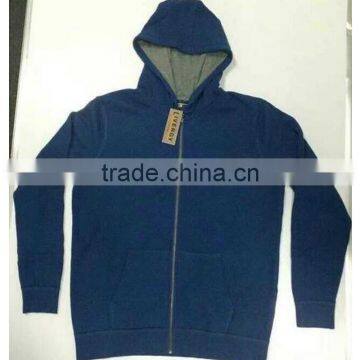 Men Gender Brushed Fleece Hooded Stock Sweatshirt