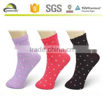 Fashion colorful cotton women socks