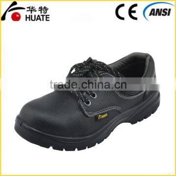 Real leather woodland safety shoes/workplace safety footwear