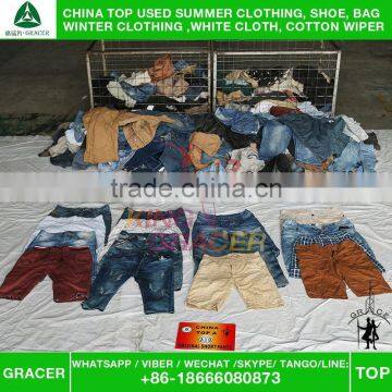 Warehouse Bales 100Kg Brand Name Men Short Pants Used Clothing Dealer photo-5