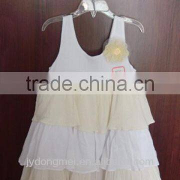 New Fashion baby girl shoestring strap dress