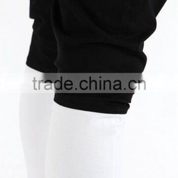 New Fashion White and Black Combination Pants Mens Hip-hop Trousers photo-4