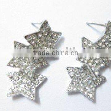 2010fashion alloy diamond earring