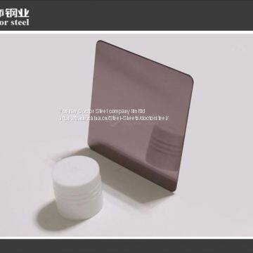 1mm Thickness Super Bronze Color Mirror Stainless Steel Plate photo-4
