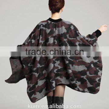 Fashion Winter Women Thicken Poncho Oversized Blanket Capes Scarf Ponchoes Shawls Wraps Large Size Scarves Christmas Gift photo-5