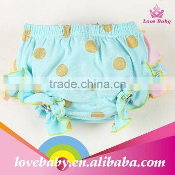 Cute Baby Bloomers Fashion Children Short Pants With Dot Ruffled Pants photo-2