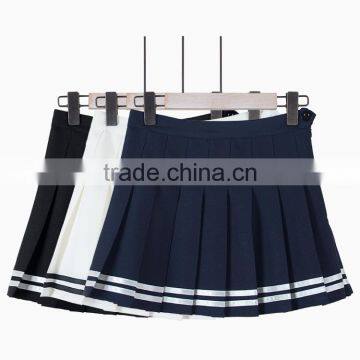 new design college high school children uniform skirt