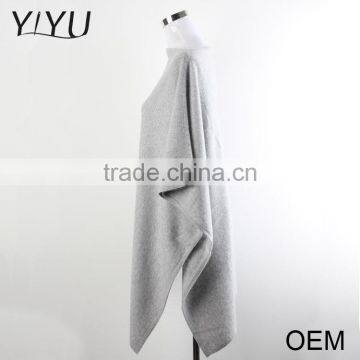 Wholesale 2017 Winter OEM Design Women Cashmere Cape Poncho and Shawl Sweater photo-6