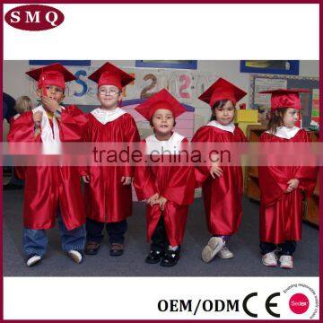 Customized Red And Black Kindergarten Graduation Caps And Gowns photo-5
