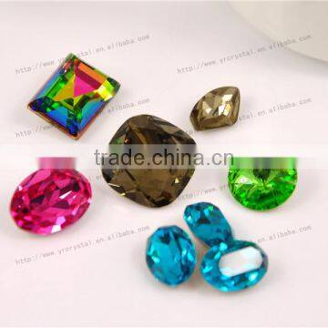 colorful crystal glass crystal stone fancy stone decorative colored glass stones