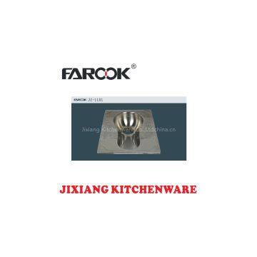 stainless steel toilet squatting pan