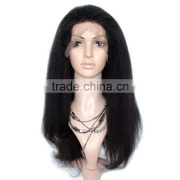 100% Human Hair Full Lace Wig With Baby Hair, Handmade Brazilian Full Lace Human Hair Wig