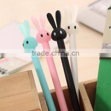 Cute Novel Jelly Rabbit Shape Promotional Gel Pen for School Kids photo-2