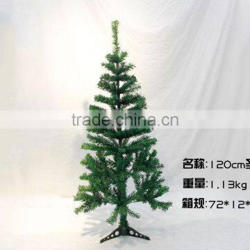 120cm Cheap Mini PVC Plastic Base Artificial Christmas Tree photo-2