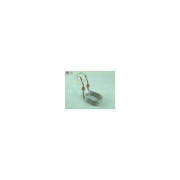 Energy Efficient Copper Heating Element For Gas Heater , Brass Flange