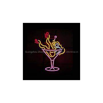T30 COCKTAIL handicrafted real glass tube neon signs for store display and advertising.