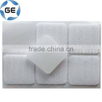 High Quality Self-Adhesive Nylon Hook and Loop Square Dots Customized Sticky Rectangle Hook and Loop Dot with Back Hot Melt Glue