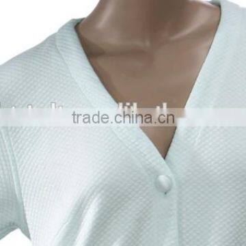 Absorbent Cotton Manufacturing Process Cheap Waffle Bathrobe photo-2