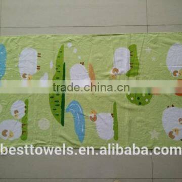 Cotton Velour Reactive Printed Beach Towels photo-6