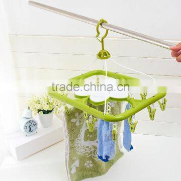 durable sock hanger with 20 clip