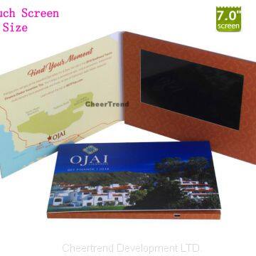 Multifunctional 7 inch video greeting card modules