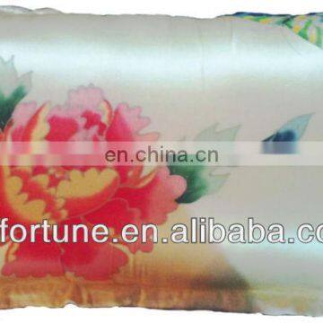 Hand-painted crepe silk satin pillow- chinese style