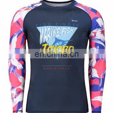 Custom Plus Sizes Sublimated Rashguard Long Sleeve Surfing Rashguard for Men photo-3