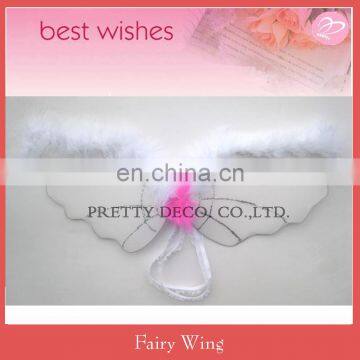 Big white single wing fairy wing with floss party costumes