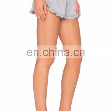 Wholesale Ruffled Hem Sports Gym Shorts