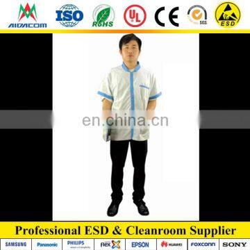 ESD Diamond Fabric Short Sleeve Smock