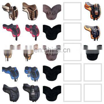 Horse Synthetic treeless saddles with set