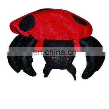 Red Beetle Ladybug Party Warm Costume Hat Mask Cap