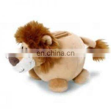 Baby toys Plush animal shape lion Money Box