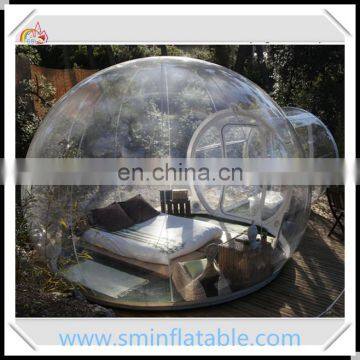 Promotion inflatable transparent tent, inflatable dome tent for outdoor, camping crystal dome from china supplier