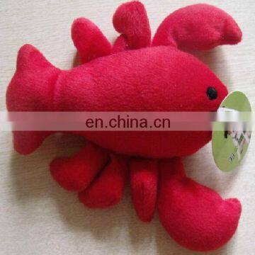 Fashion red crab plush toys ,stuffed crab soft toys