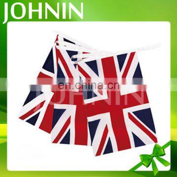 Indoor/Outdoor decorative polyester England bunting hanging string flag