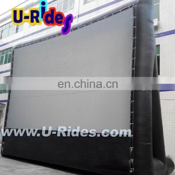 Giant Outdoor Rear Projection movie screen from U-Rides