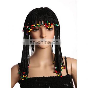 MCW-0395 Party Egyptian Queen Cleopatra Elizabeth braided Hair wig,Cleopatra wig