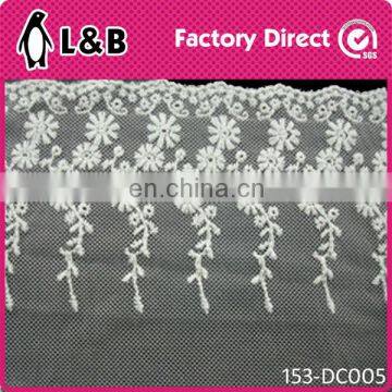 2014 fashion new design cotton crochet lace fabric