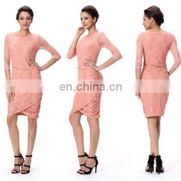 Hot sell Elegant lace bodycon evening dresses for evening party