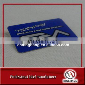 High Quality Custom Made Logo Printed Round Corner Type And Name Card Style Custom Souvenir Metal Card